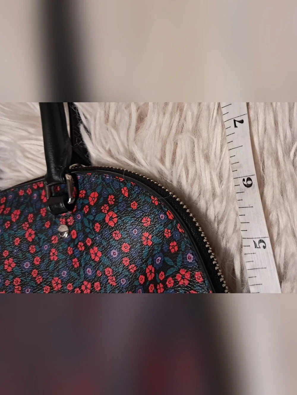 Coach Sierra Satchel in Ranch Floral Print Coated Canvas Bag